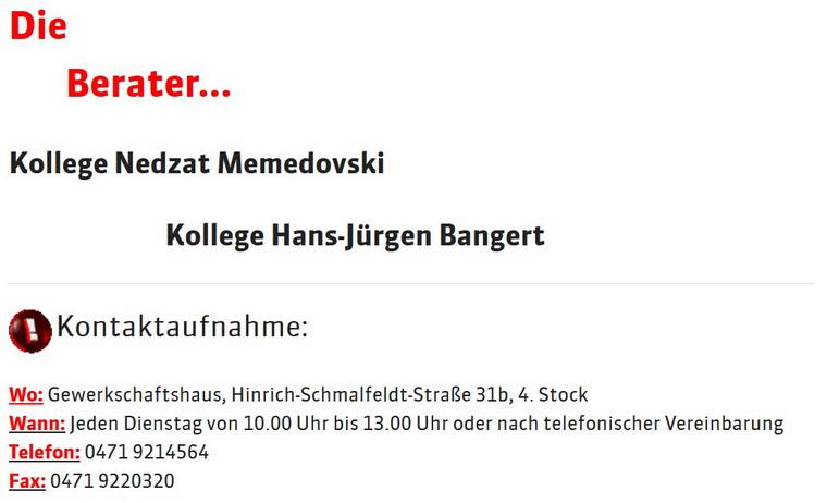 Erwerbslosenberatung