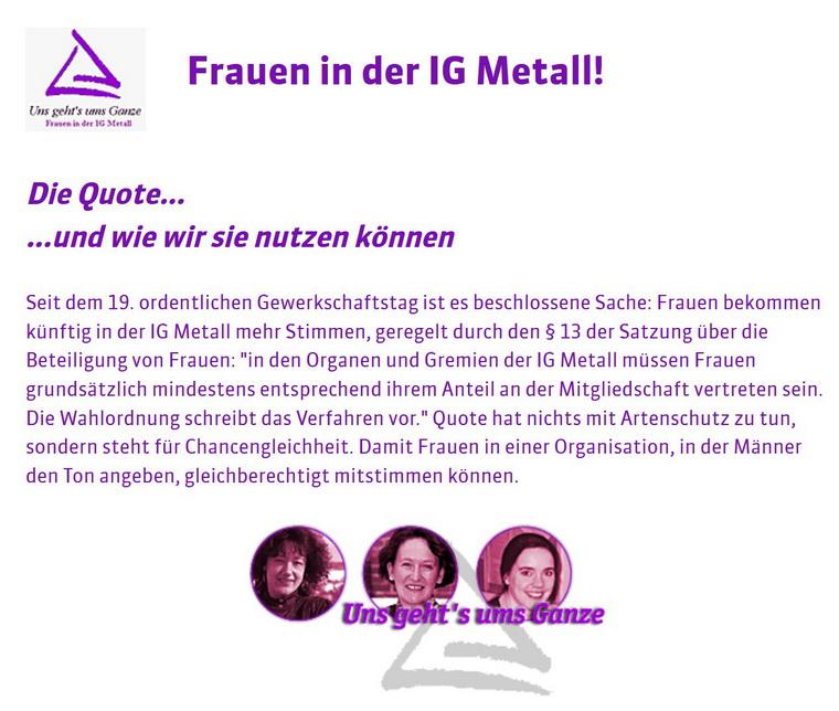Frauen Quote