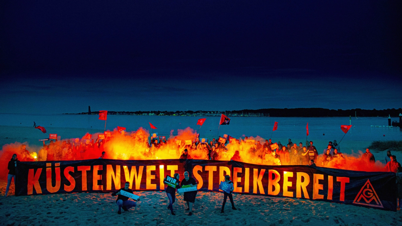 Jugendcamp der IG Metall Küste 2018 in Kiel-Falckenstein