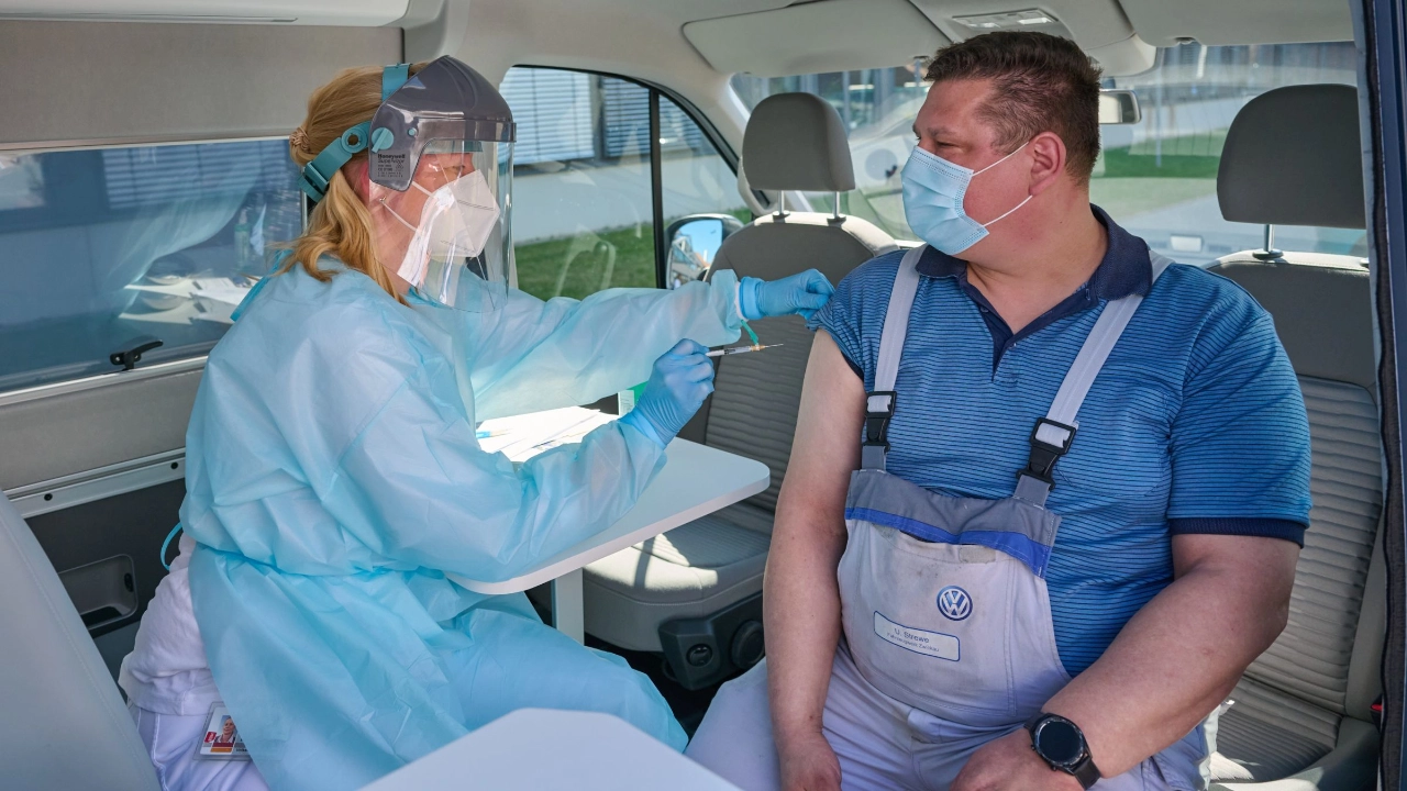 Coronaimpfung bei Volkswagen