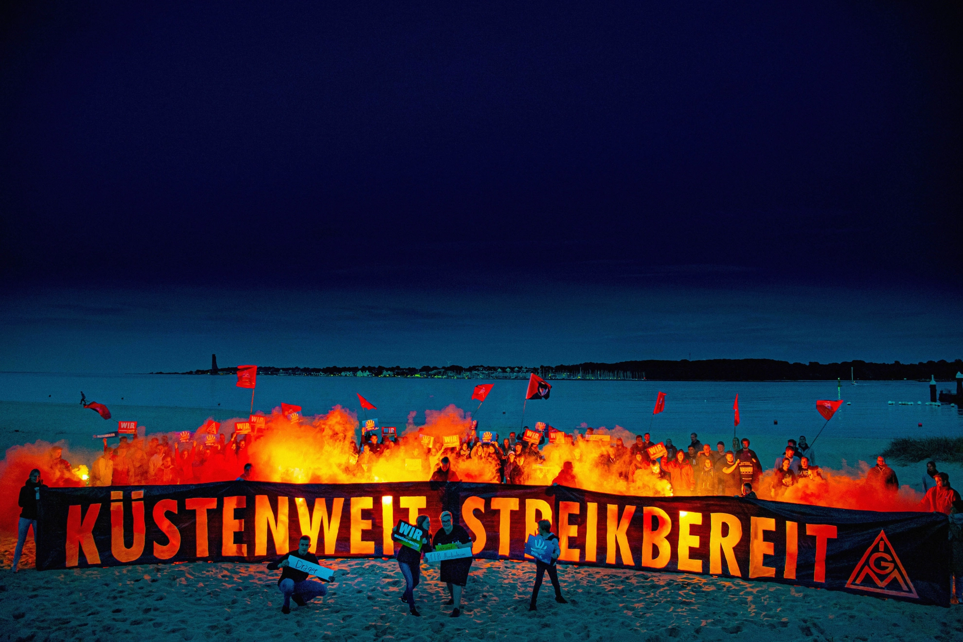 Jugendcamp der IG Metall Küste 2018 in Kiel-Falckenstein