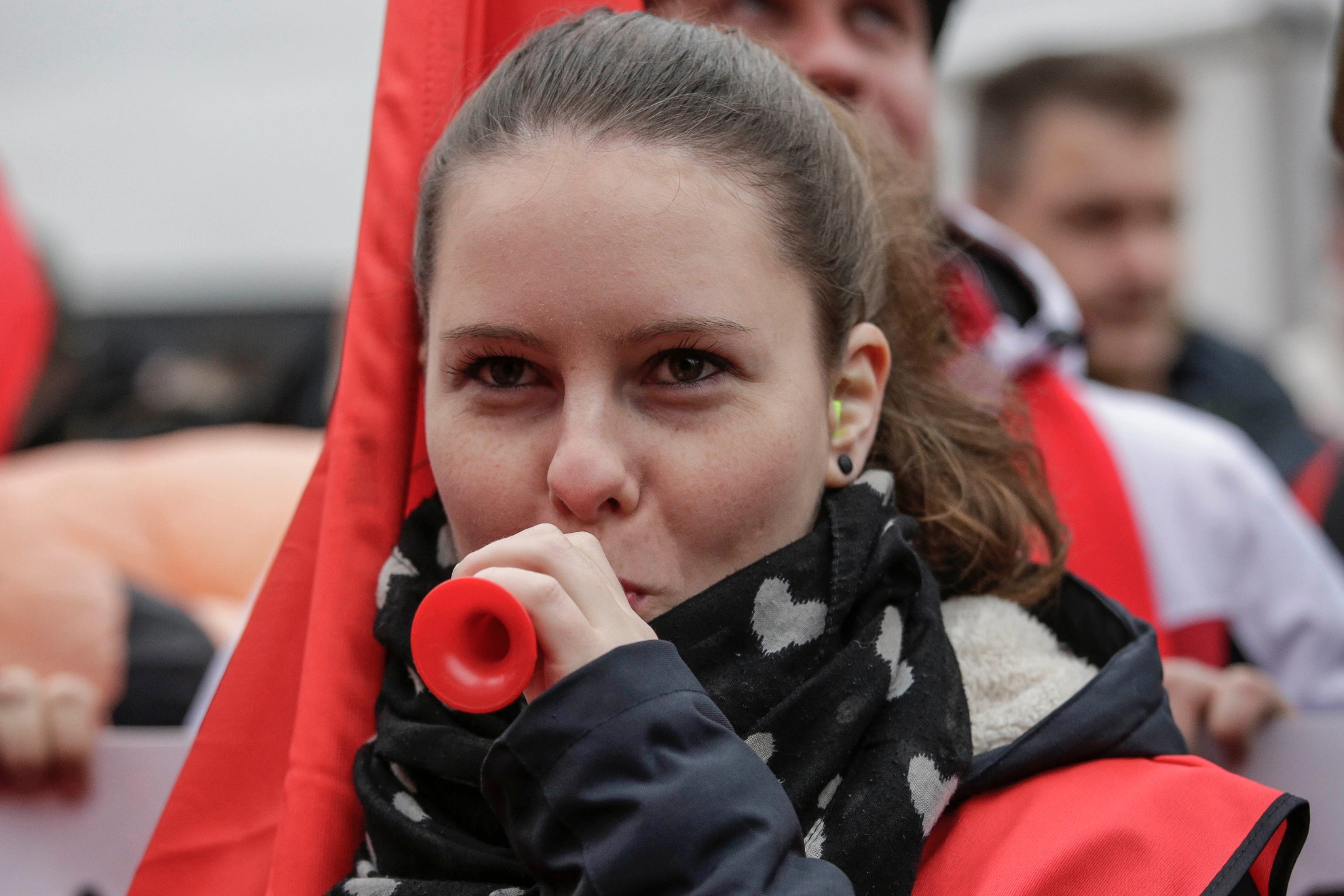 Küstenaktionstag 2018 in Hamburg im Rahmen der Tarifrunde Metall und Elektro
