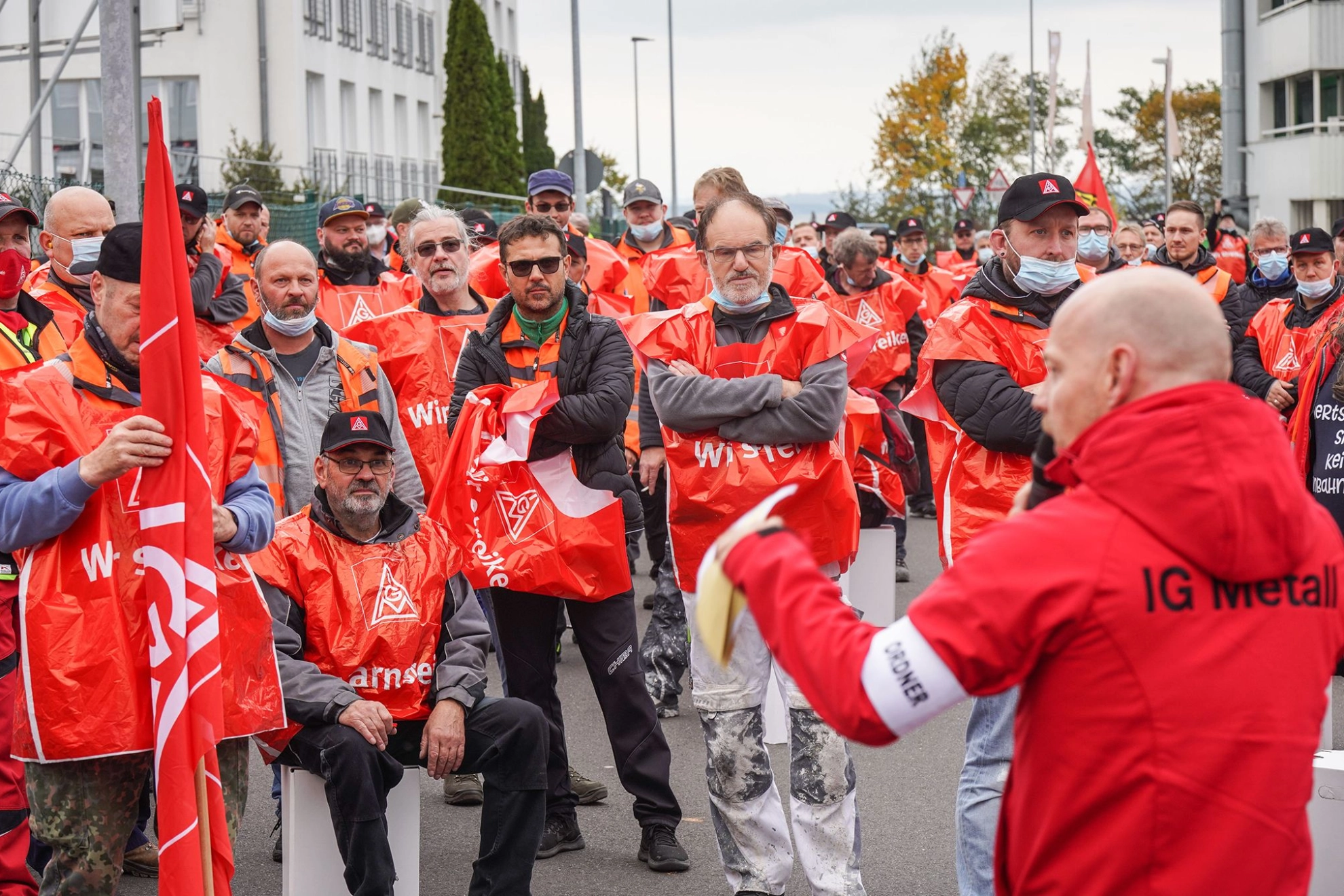 Warnstreik DFH und andere Betriebe in Simmern/Hunsrück