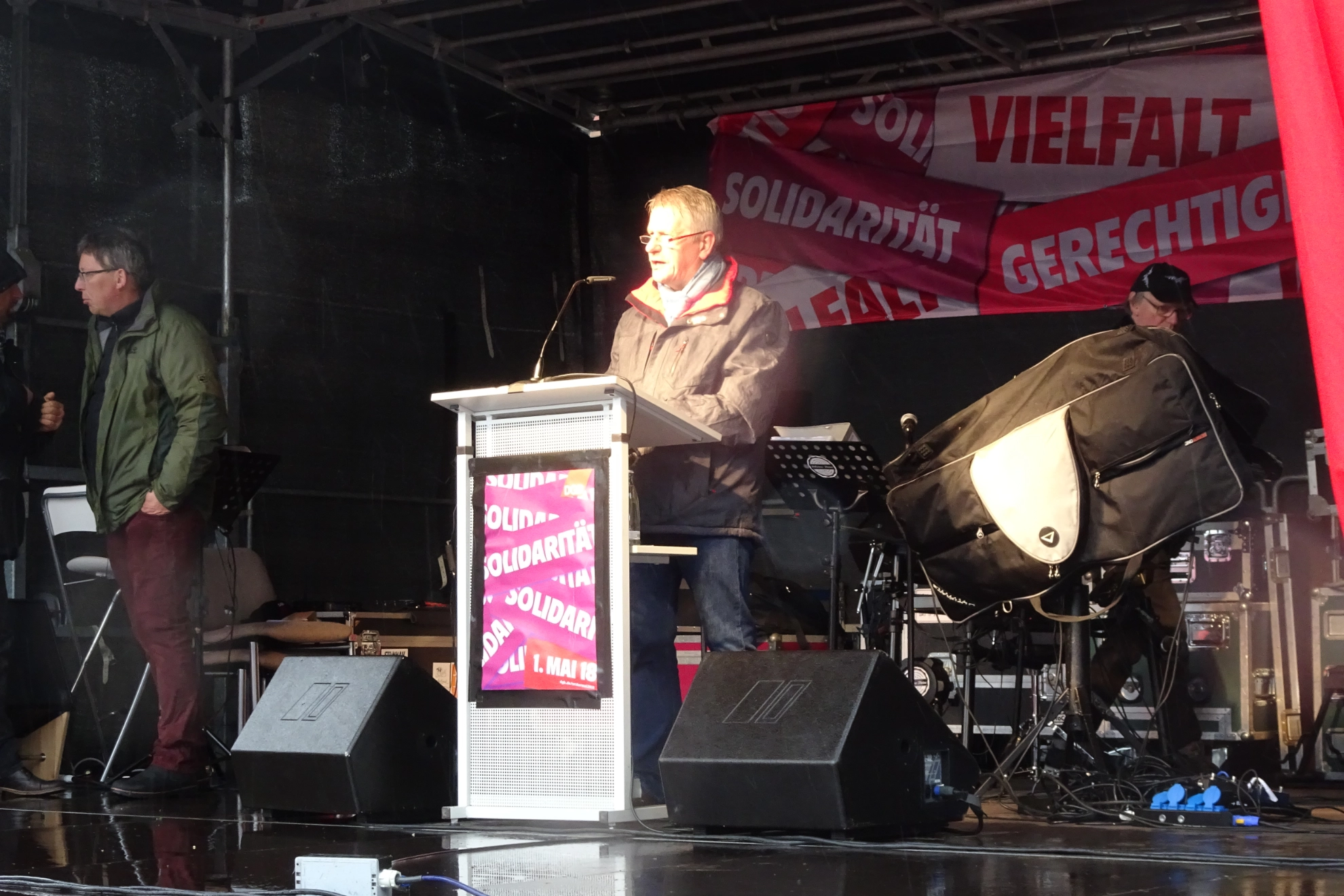 Meinhard Geiken am 1. Mai 2018 in Bremerhaven