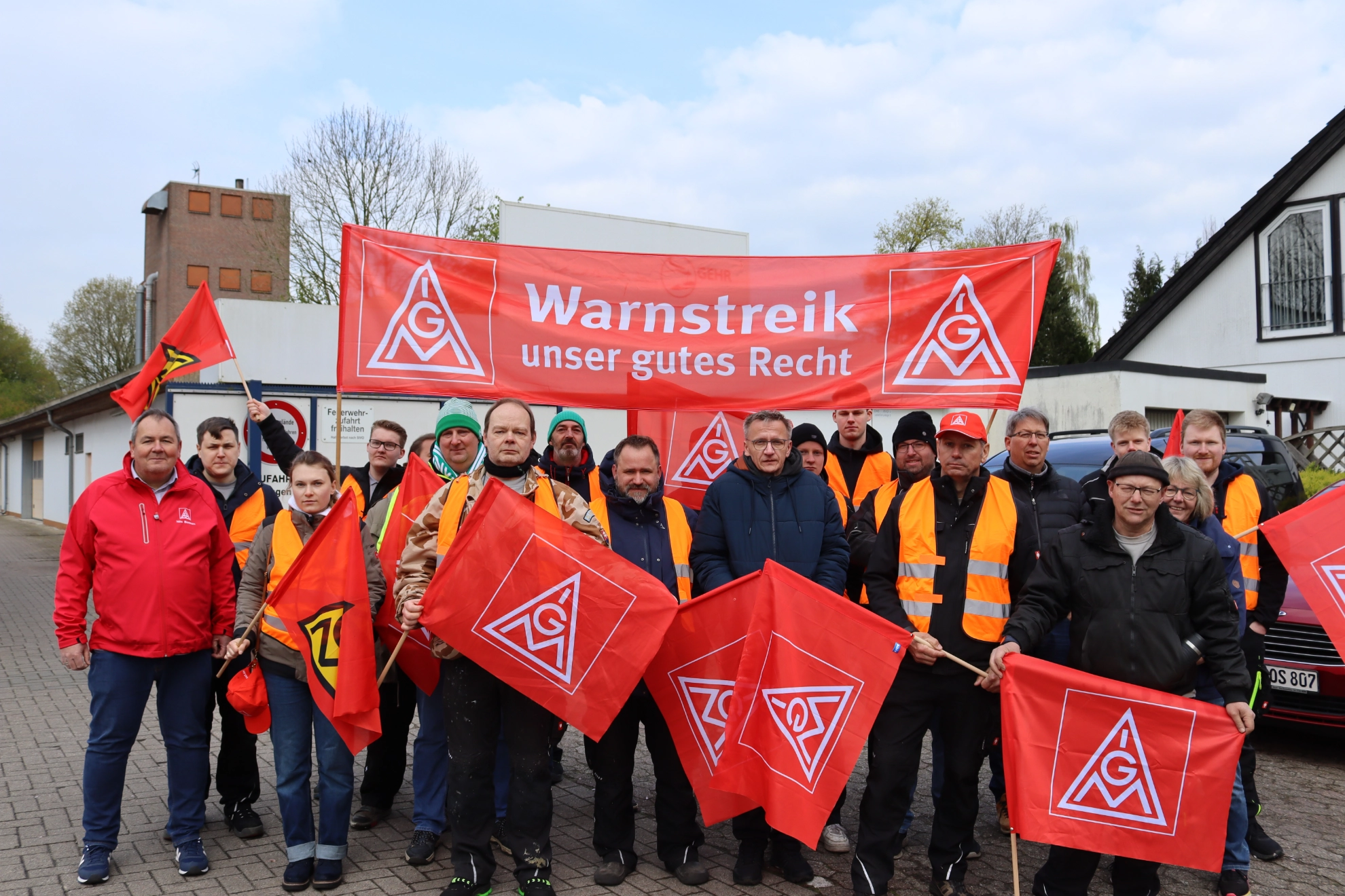Streik bei Gehr in Lunestedt