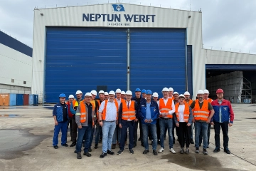 Austausch Betriebsräte IG Metall Wirtschaftsminister Blank Mecklenburg-Vorpommern Neptun Werft