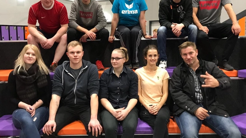 Kommunikationsseminar der IG Metall Jugend im November 2018 mit Besuch des "Jump House" in Bremen