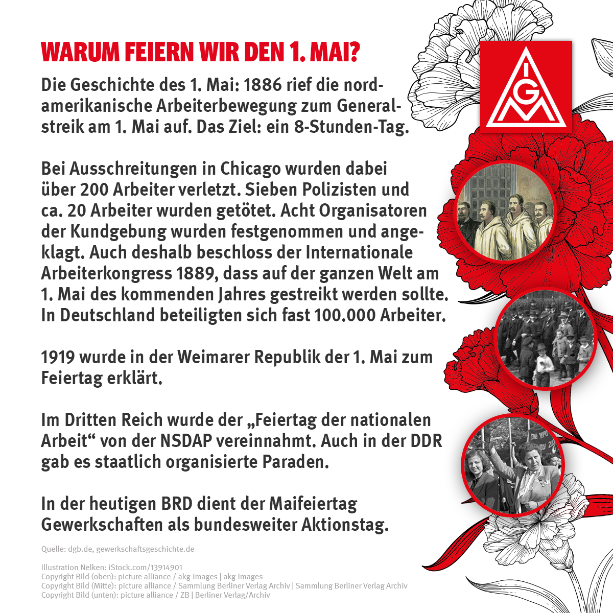 Warum feiern wir den 1. Mai?
