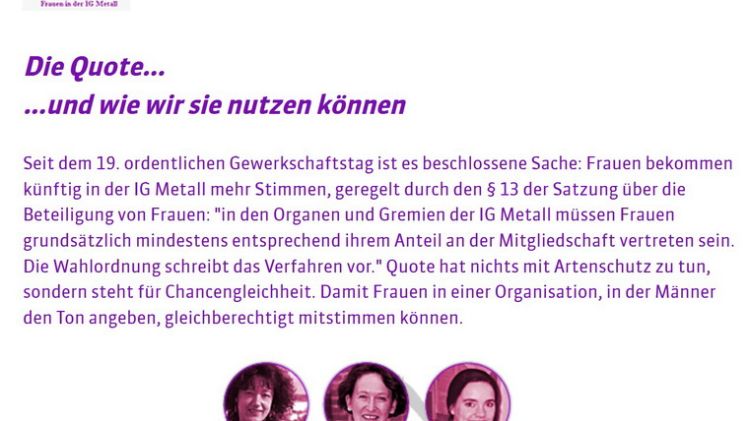 Frauen Quote