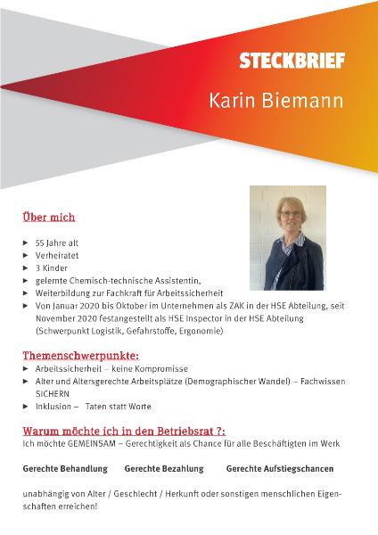 Listenplatz 06 - Karin Biemann
