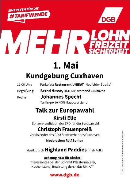 1. Mai 2024 Cuxhaven