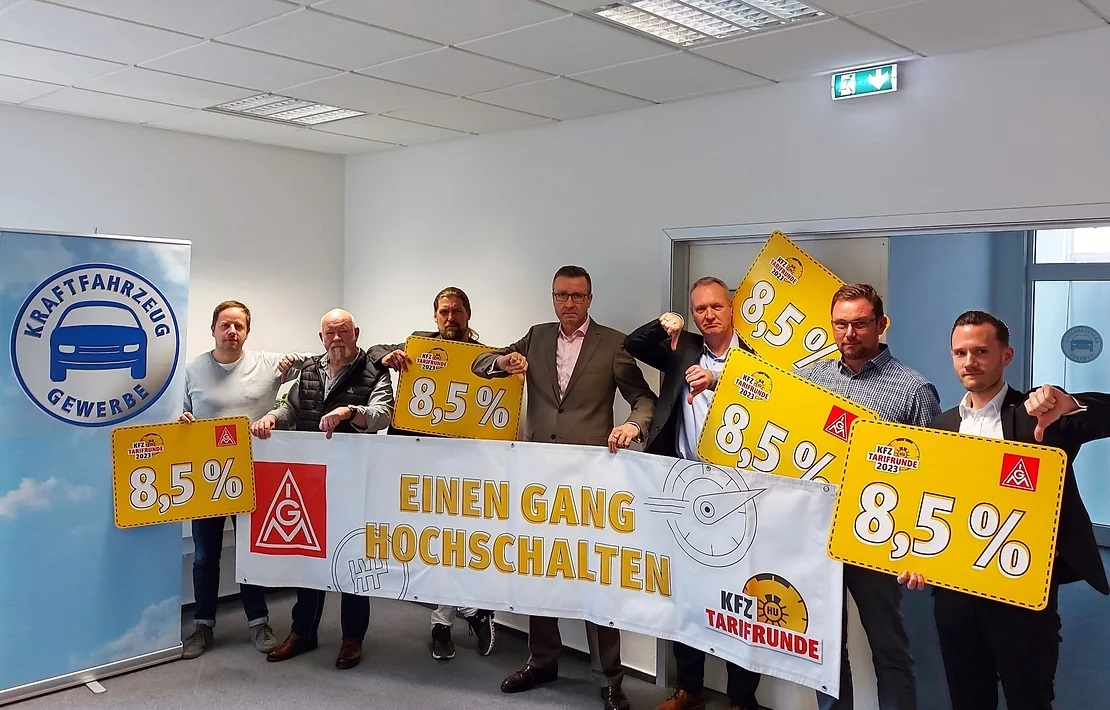 Kfz-Tarifrunde Niedersachsen 2023
