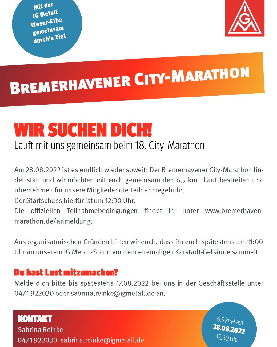 Bremerhavener City Marathon 2022